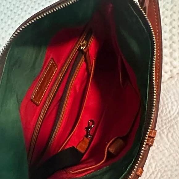 Dooney & Bourke Women's Tan Leather Bag - Picture 6 of 12